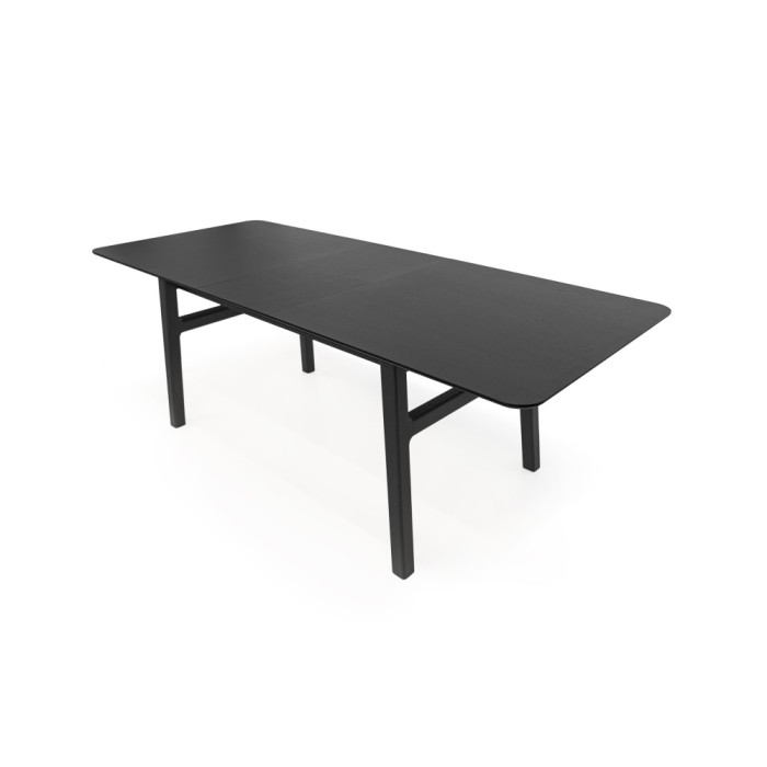 Mesa de comedor Butterfly (Extensible) (Negro)
